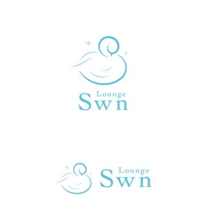 marutsuki (marutsuki)さんの高級ラウンジ「Swn」のロゴ制作への提案