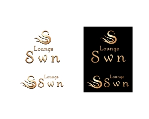 tukasagumiさんの高級ラウンジ「Swn」のロゴ制作への提案