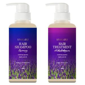 RAMUNE DESIGN STUDIO (ramune33)さんのシャンプーとトリートメントボトルのシュリンクラベル・シャンプーの業務用サイズの貼付ラベルへの提案