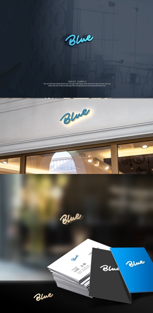 NJONESKYDWS (NJONES)さんの中洲スナック　新規開業　店名【Blue】への提案