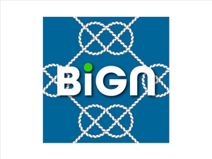 JOB-AID (neon-tani)さんの廃漁網回収・再生の活性化に向けたアクティビティ「BiGN」のロゴへの提案