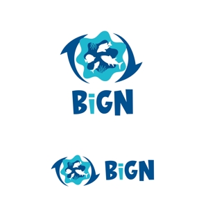 MagicHour (MagicHour)さんの廃漁網回収・再生の活性化に向けたアクティビティ「BiGN」のロゴへの提案