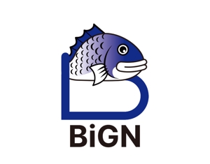 tora (tora_09)さんの廃漁網回収・再生の活性化に向けたアクティビティ「BiGN」のロゴへの提案