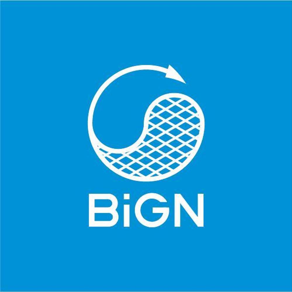 廃漁網回収・再生の活性化に向けたアクティビティ「BiGN」のロゴ