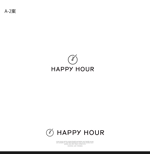 NJONESKYDWS (NJONES)さんのショップサイト「HAPPY HOUR」のロゴ作成をお願いします。への提案
