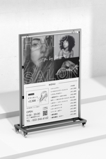 タカクボデザイン (Takakubom)さんの美容室2店舗　アイラッシュサロン　写真差し替えで使えるお洒落看板への提案