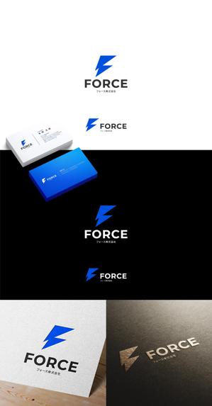 GERAWORKS (GERAWORKS)さんの電気工事業　　　フォース(FORCE)株式会社のロゴへの提案