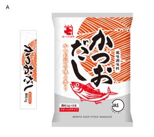 cafeteria85さんの「風味調味料　だし」商品のパッケージデザインへの提案