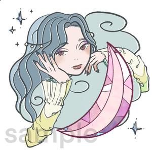 ひととき (Akao)さんの銀座地域で人気の占いサロンのWebページイラストコンペへの提案