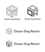 田中　威 (dd51)さんの宿泊施設「Ocean Dog Resort」のロゴへの提案