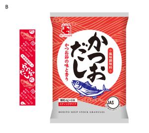 cafeteria85さんの「風味調味料　だし」商品のパッケージデザインへの提案