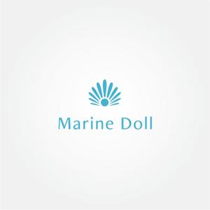 tanaka10 (tanaka10)さんの水色と白を基調とした内装・海がコンセプトのコンカフェ「Marine Doll」のロゴ及びロゴマークへの提案