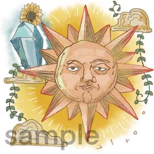 ひととき (Akao)さんの銀座地域で人気の占いサロンのWebページイラストコンペへの提案