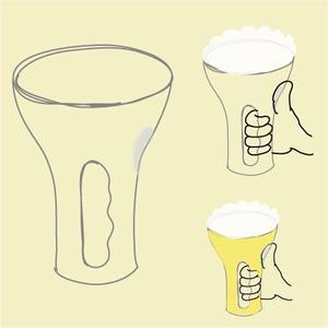 さんのビールジョッキのデザインへの提案