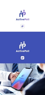 GERAWORKS (GERAWORKS)さんのリアルタイム意見共有ツール（アプリ）「Active Poll」のロゴへの提案