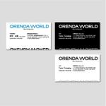 トランプス (toshimori)さんの空間を創造する企業『ORENDA WORLD』の名刺デザインへの提案
