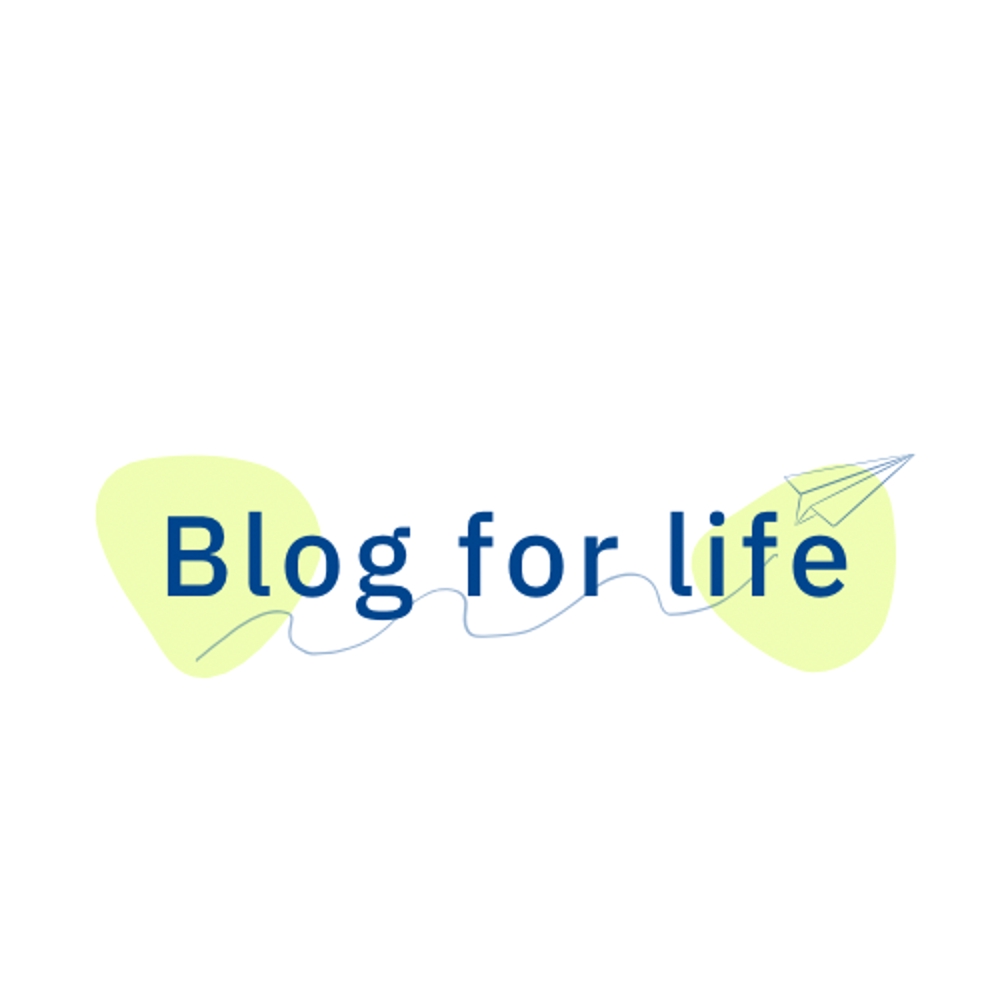 日記ブログ「Brog for Life」のロゴ作成