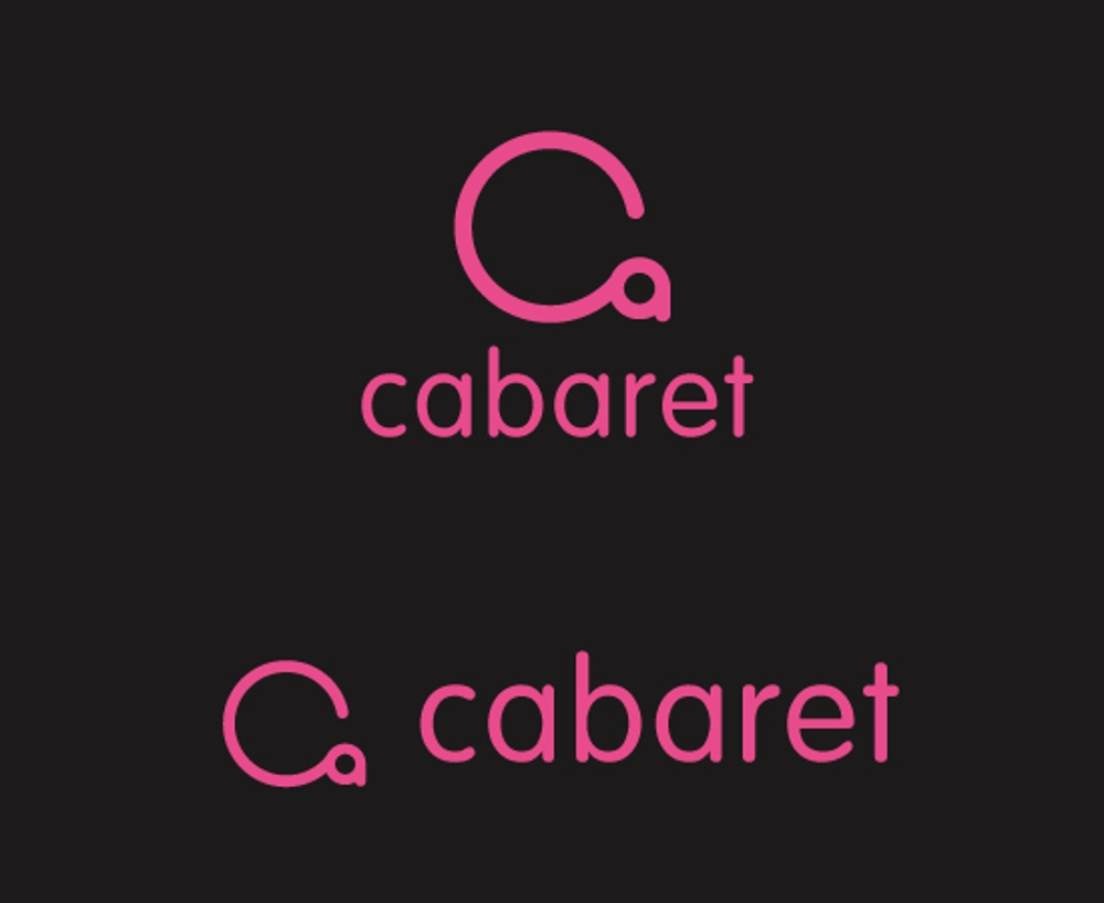 キャバクラ、ガールズバーのポータルサイト　cabaret （キャバレット）ロゴ