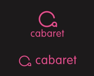 chopin1810lisztさんのキャバクラ、ガールズバーのポータルサイト　cabaret （キャバレット）ロゴへの提案
