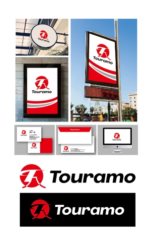 King_J (king_j)さんの旅行代理店会社「Touramo」のロゴ(パッケージ,ホームページ用)への提案