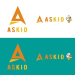m_flag (matsuyama_hata)さんのキッズアスリートを育てる親子のためのメディアサイト「ASKID」のロゴへの提案
