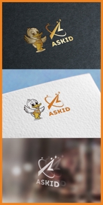 mogu ai (moguai)さんのキッズアスリートを育てる親子のためのメディアサイト「ASKID」のロゴへの提案