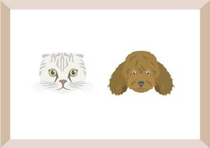 wind studio (now_design)さんの人気犬種、猫種のイラスト２点への提案