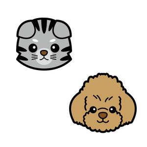Asaminet (asaminet)さんの人気犬種、猫種のイラスト２点への提案