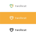 Hi-Design (hirokips)さんの住宅ローン、不動産、保険、飲食店経営の コンサル会社「twoheart（トゥハート）」のロゴへの提案