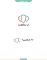 queuecat (queuecat)さんの住宅ローン、不動産、保険、飲食店経営の コンサル会社「twoheart（トゥハート）」のロゴへの提案
