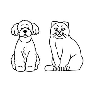 TARATARA STUDIO (taratara-studio)さんの人気犬種、猫種のイラスト２点への提案
