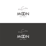 LUCKY2020 (LUCKY2020)さんの美容室「Over The Moon」の文字ロゴデザインへの提案