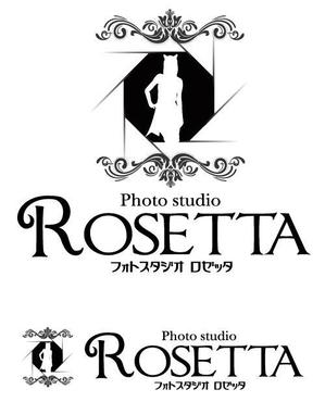 masa4478さんの「フォトスタジオ ロゼッタ」のロゴ作成への提案