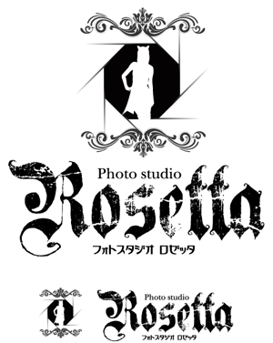 masa4478さんの「フォトスタジオ ロゼッタ」のロゴ作成への提案