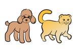 tamatsune (tamatsune)さんの人気犬種、猫種のイラスト２点への提案