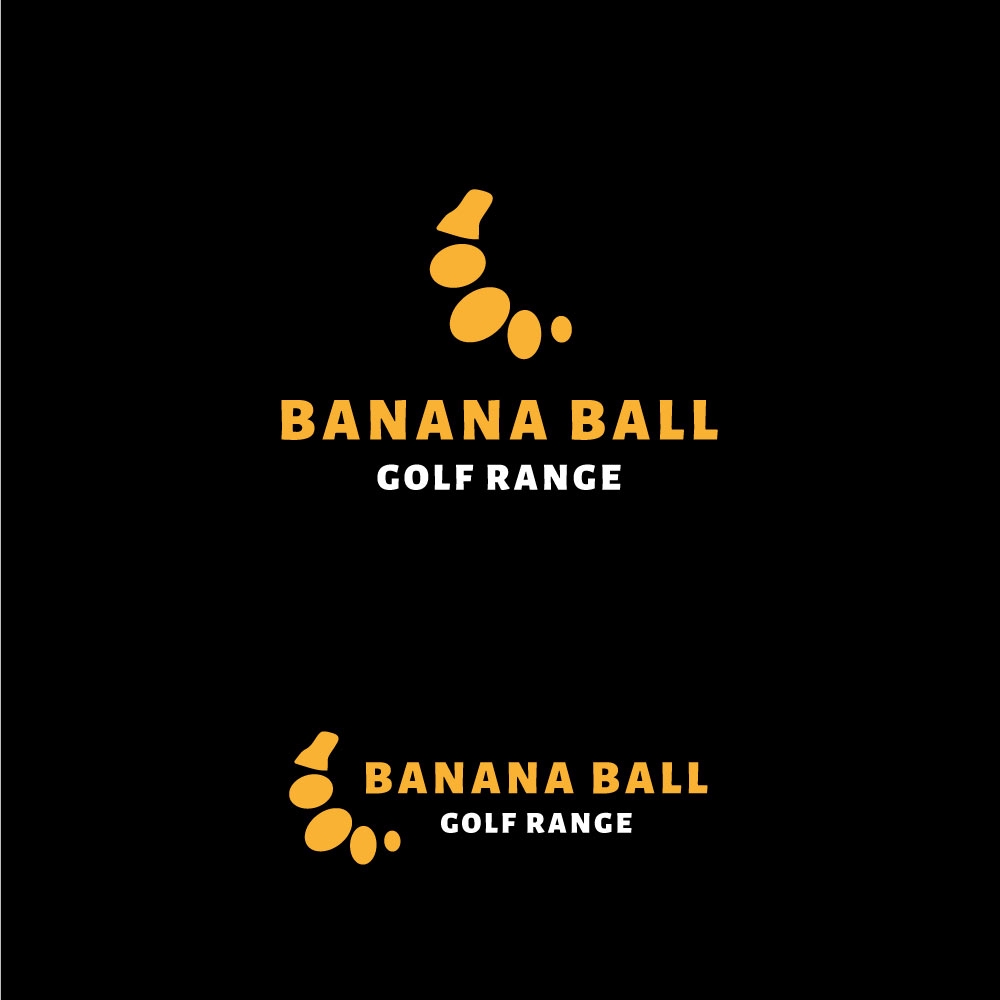 インドアゴルフ練習場「BANANA BALL GOLF RANGE」のロゴ制作