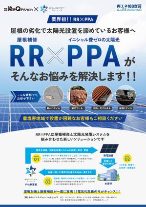 社会福祉法人ぷろぼの (proide)さんのRR×PPAのチラシ作成(ラフ案作成済)への提案