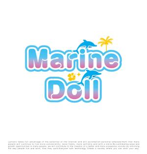 tog_design (tog_design)さんの水色と白を基調とした内装・海がコンセプトのコンカフェ「Marine Doll」のロゴ及びロゴマークへの提案