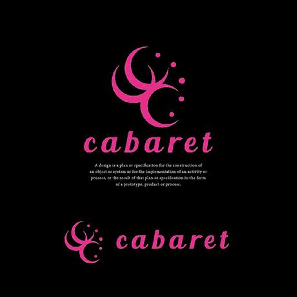 キャバクラ、ガールズバーのポータルサイト　cabaret （キャバレット）ロゴ