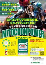 io graphics (io-graphics)さんの馬飼料会社の新発売サプリメントのチラシへの提案