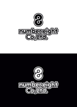 90 30 (hjue3)さんの【直ぐ決めます！！】サイト・名刺用「number eight株式会社」のロゴへの提案