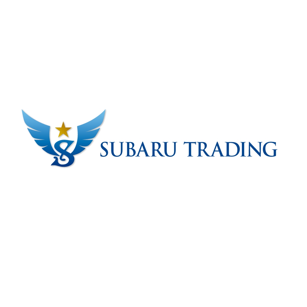 「SUBARU TRADING」のロゴ作成
