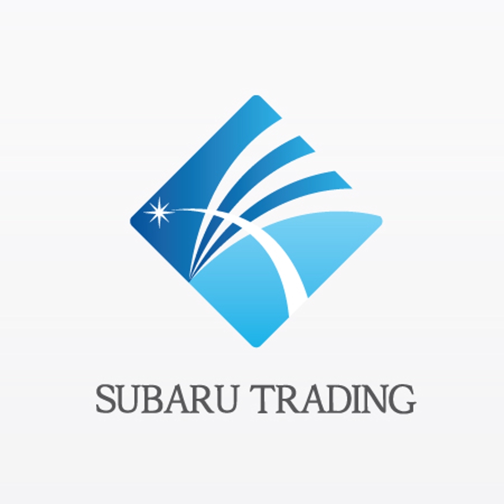 「SUBARU TRADING」のロゴ作成
