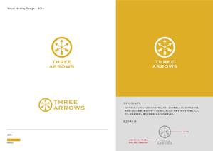 Gold Design (juncopic)さんの不動産売買仲介業者「スリーアローズ」のロゴへの提案