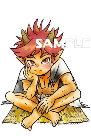 橙　ころも (daidaikoromo)さんの妖怪：天邪鬼（あまのじゃく）のイラストへの提案