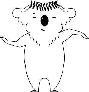田折 (hpy67_)さんのコアラのゲームキャラクターデザインへの提案
