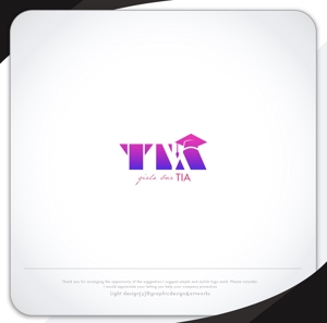 XL@グラフィック (ldz530607)さんのガールズバー「TIA」のロゴ募集への提案