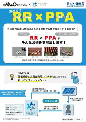 ちょこぽろ (miyuchoco0822)さんのRR×PPAのチラシ作成(ラフ案作成済)への提案