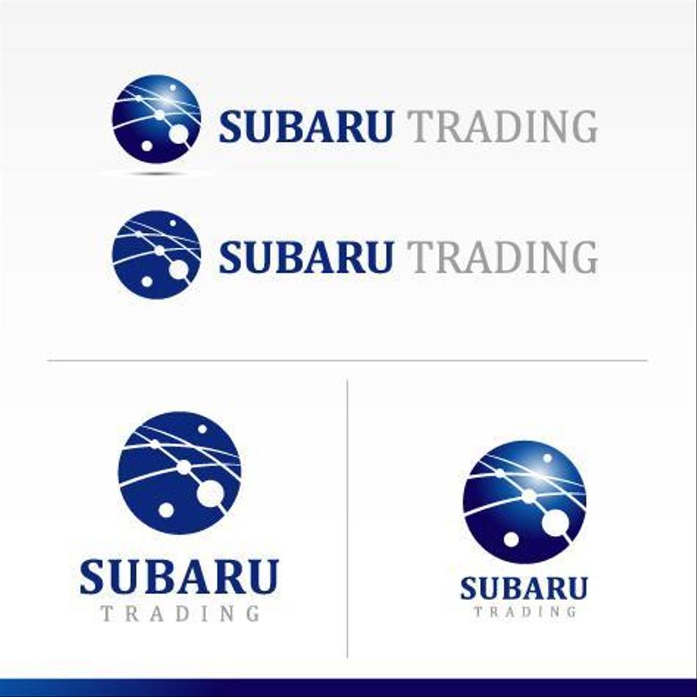 「SUBARU TRADING」のロゴ作成