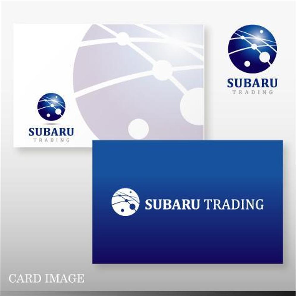 「SUBARU TRADING」のロゴ作成